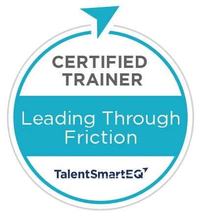 TalentSmartEQ Certified Trainer badge — Leading Through Friction